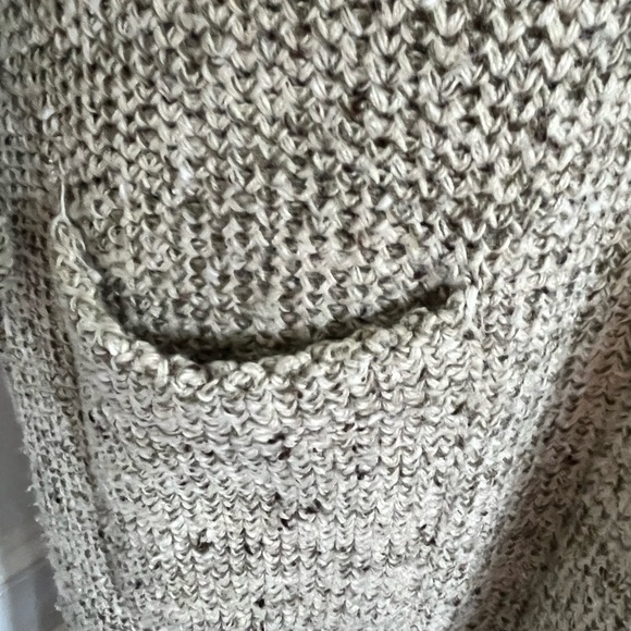 Vintage Q Muliti Color Knitted Maxi Wool & Acrylic Cardigan Size Medium - Picture 11 of 13